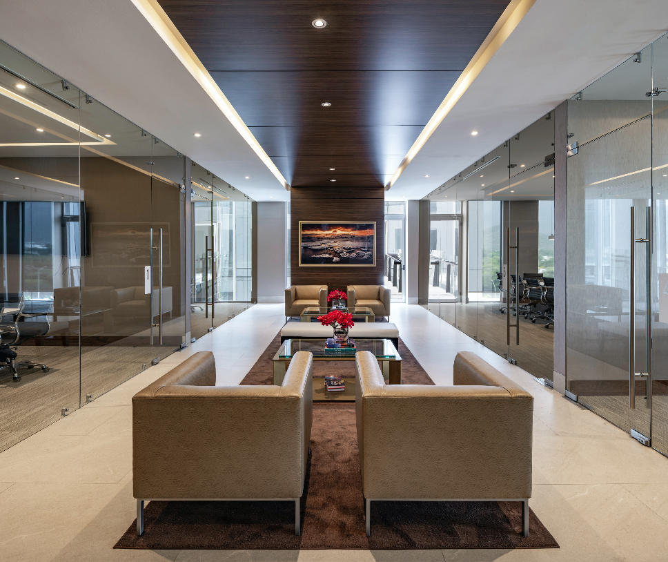 Quadra Towers render exterior nocturno