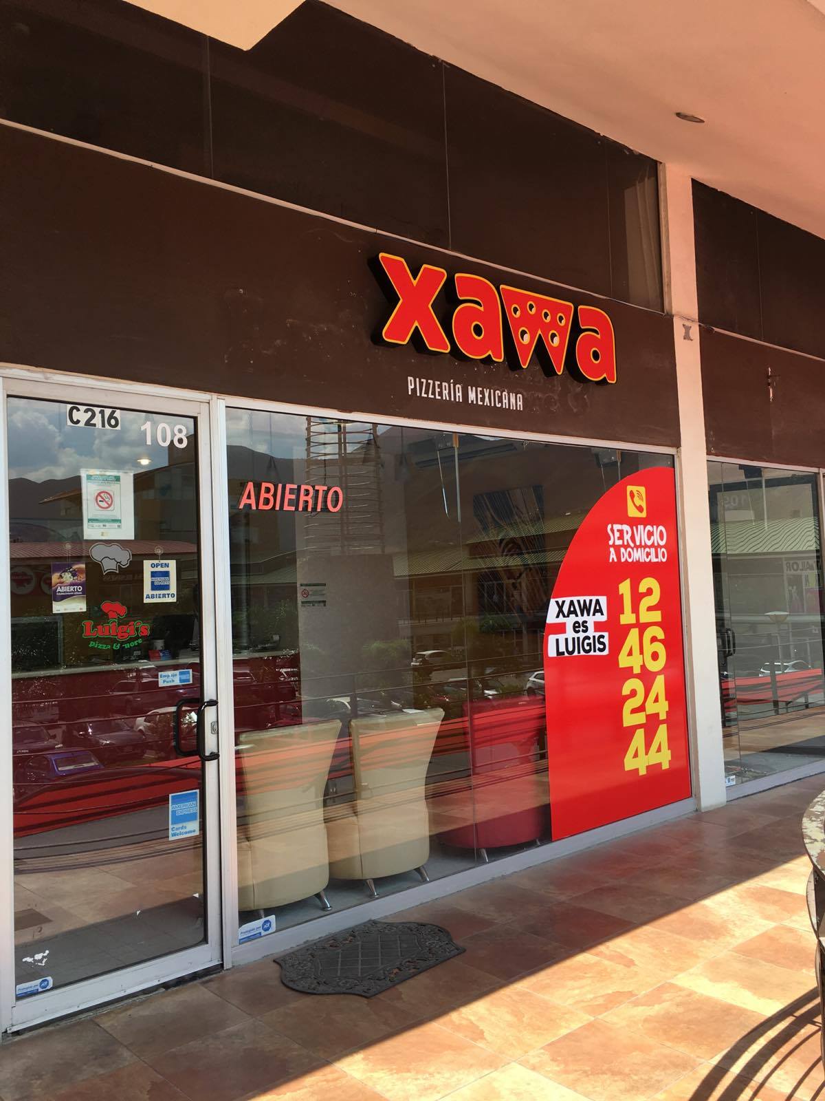 Xawa Pizza La Rioja (Luigi's Pizza & More) en Plaza La Rioja, Carretera Nacional, Monterrey